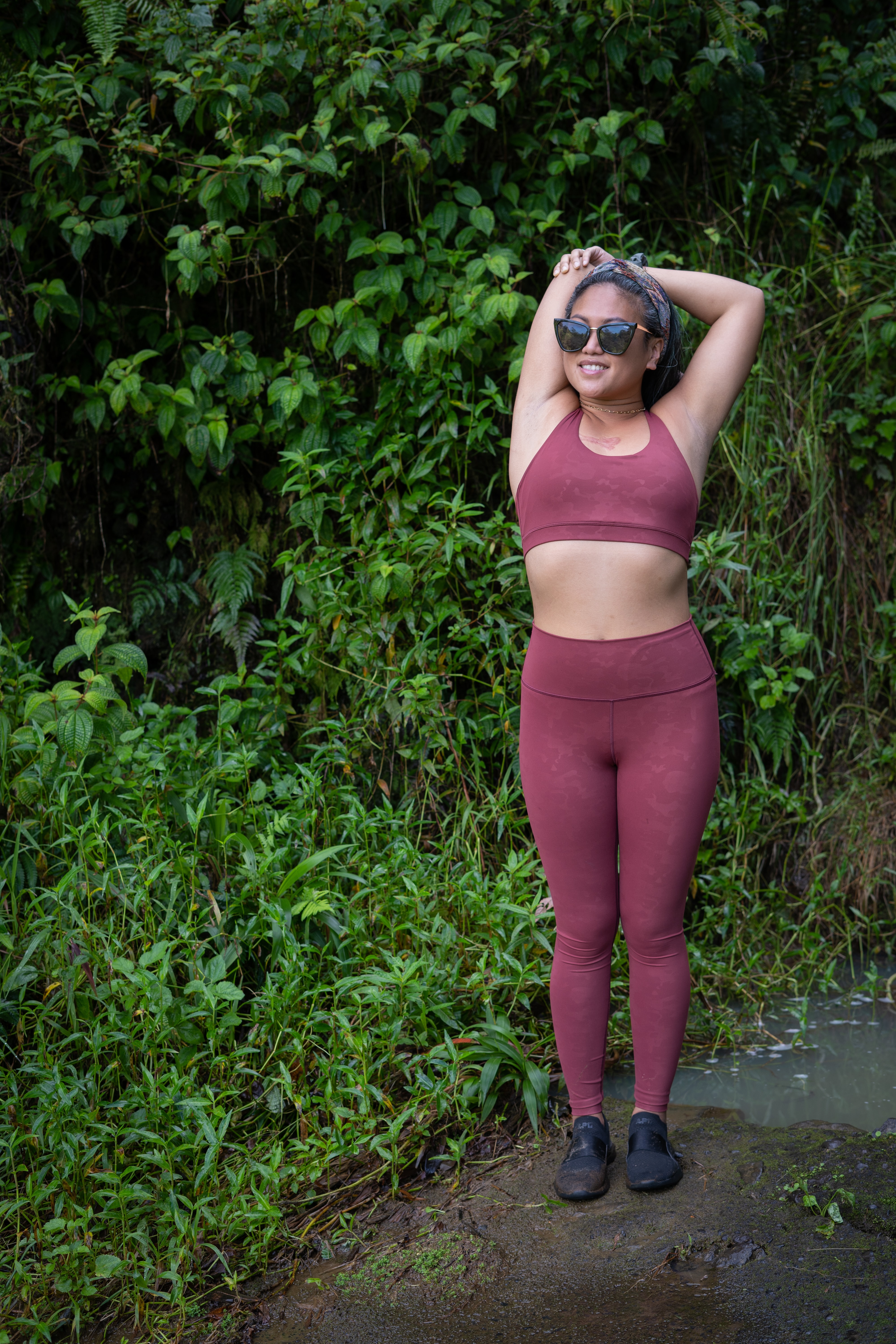 woman exercising